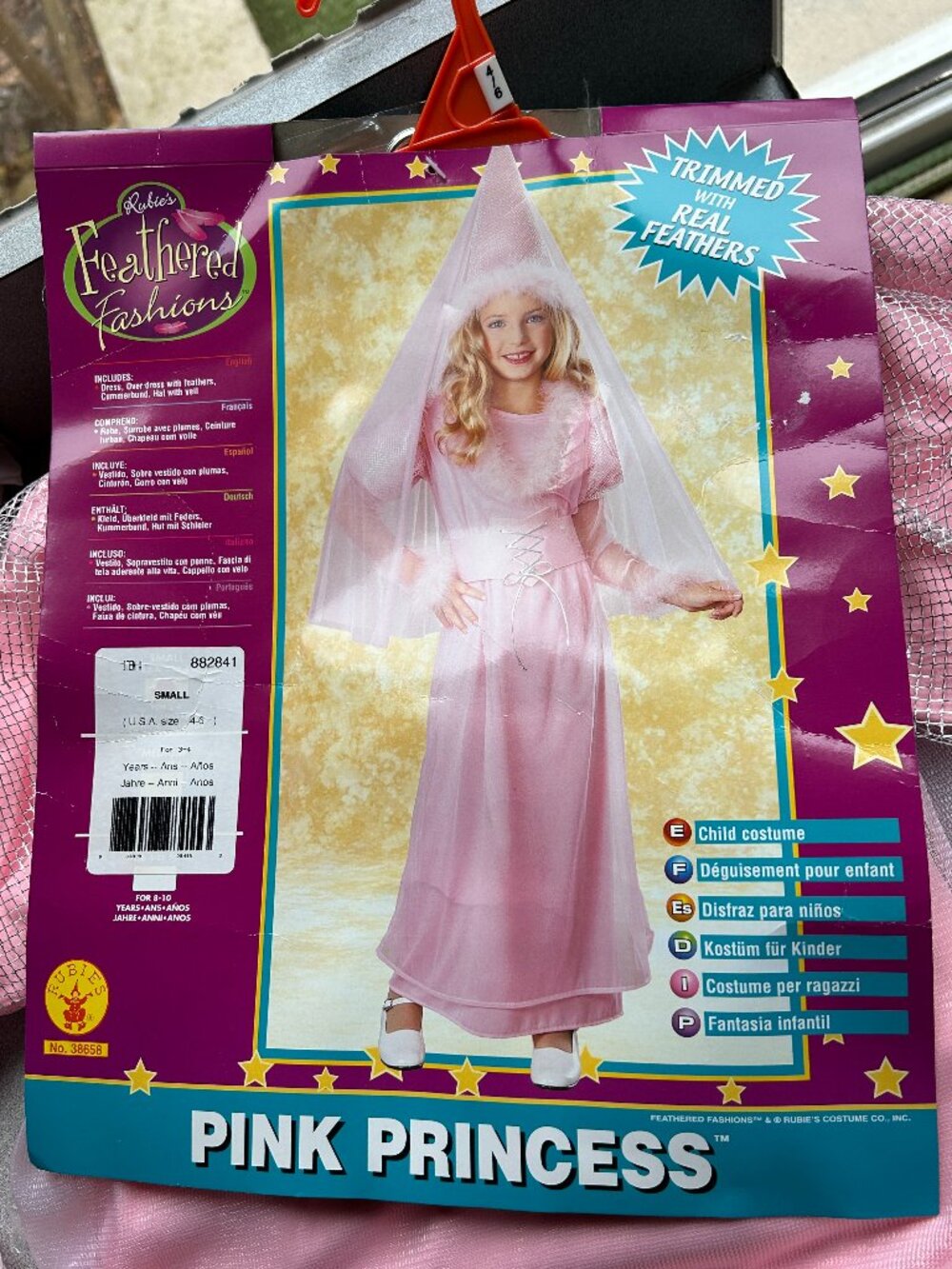Girl’s Pink Princess Costumes – New